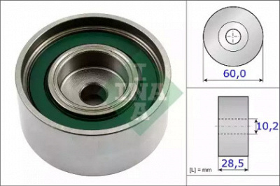 WILMINK GROUP wg1253096 -  Паразитный / Ведущий ролик, зубчатый ремень